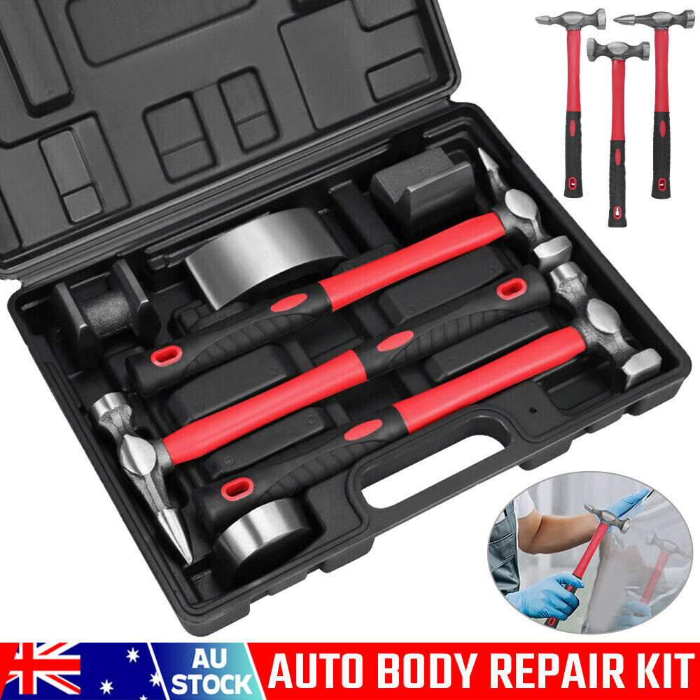 7 pcs car panel repair hammer