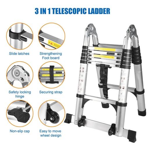 telescopic ladder 5M