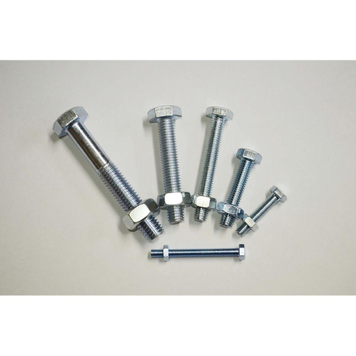 6 Pc HEX HEAD BOLT M8X80