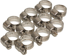 10 pcs hose Clamp 10-27mm