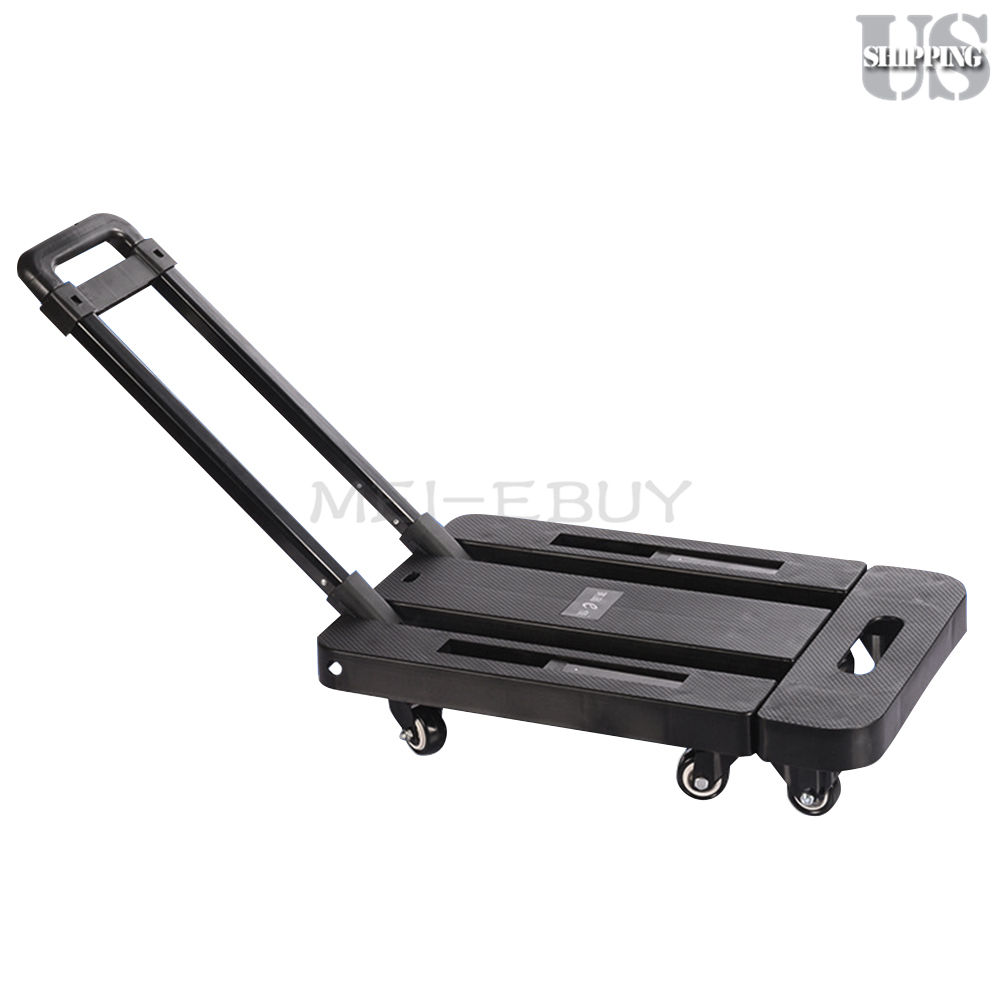 Folding platform trolley