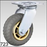 Castor swivel 5" gold 723125