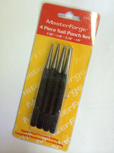 4 pcs Nail Punch