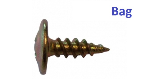 Button Stiching Screw Zinc 8x25mm Bag