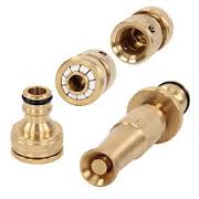 4 pc hose adaptor Brass 1/2"