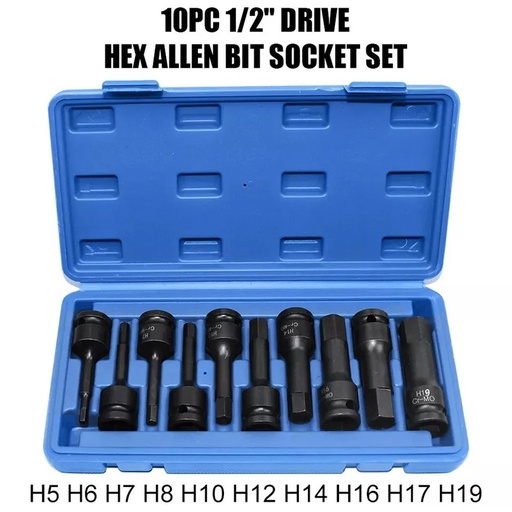 10 pcs impact 1/2" H5-19
