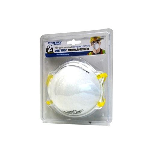 2 pcs Dust Mask white good