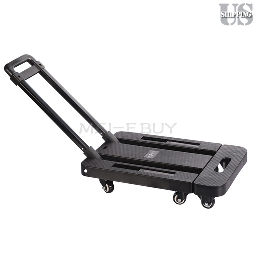 Folding platform trolley