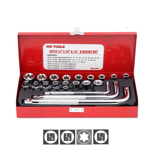 26 pc E torx